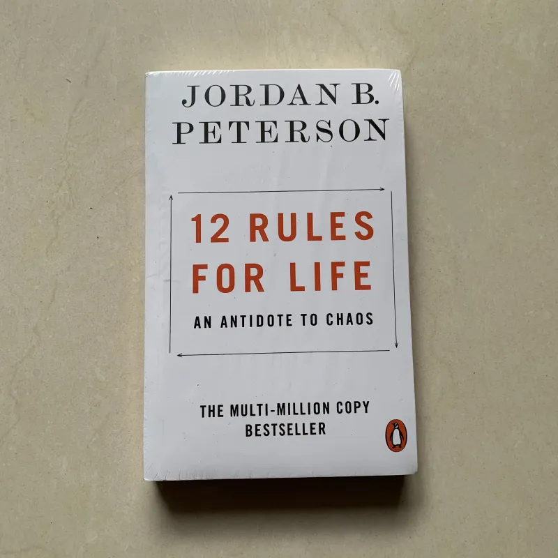 12 Rules for Life:An Antidote to Chaos By Jordan B. Peterson English Reading Books