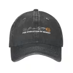 2022 The Evolution Of Money Bitcoin Btc Crypto Washed Cotton Baseball Caps Hats For Blockchain Cap Hats Casquette Gorras