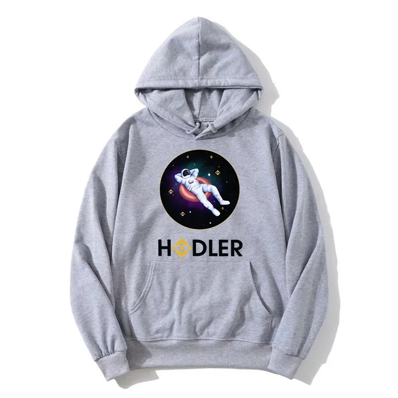 Binance Cryptocurrency Crypto Coin BNB Hodler Men Unisex Fleece Oversized Hoodies Sweatshirt Hoody Streetwear