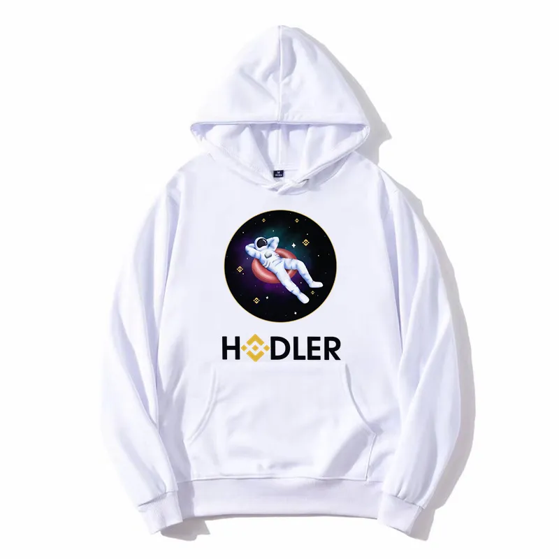 Binance Cryptocurrency Crypto Coin BNB Hodler Men Unisex Fleece Oversized Hoodies Sweatshirt Hoody Streetwear