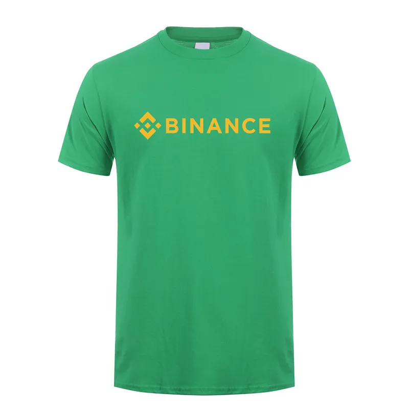 Binance T Shirt Crypto Men Casual Tees Cotton Short Sleeve Cool Tops Tshirt OZ-421