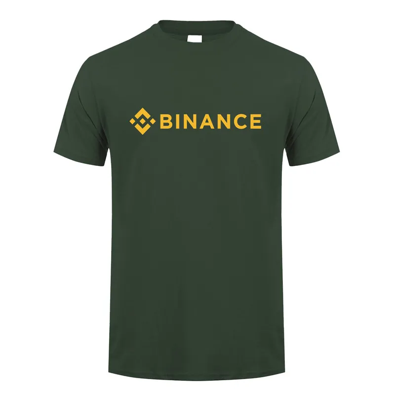 Binance T Shirt Crypto Men Casual Tees Cotton Short Sleeve Cool Tops Tshirt OZ-421