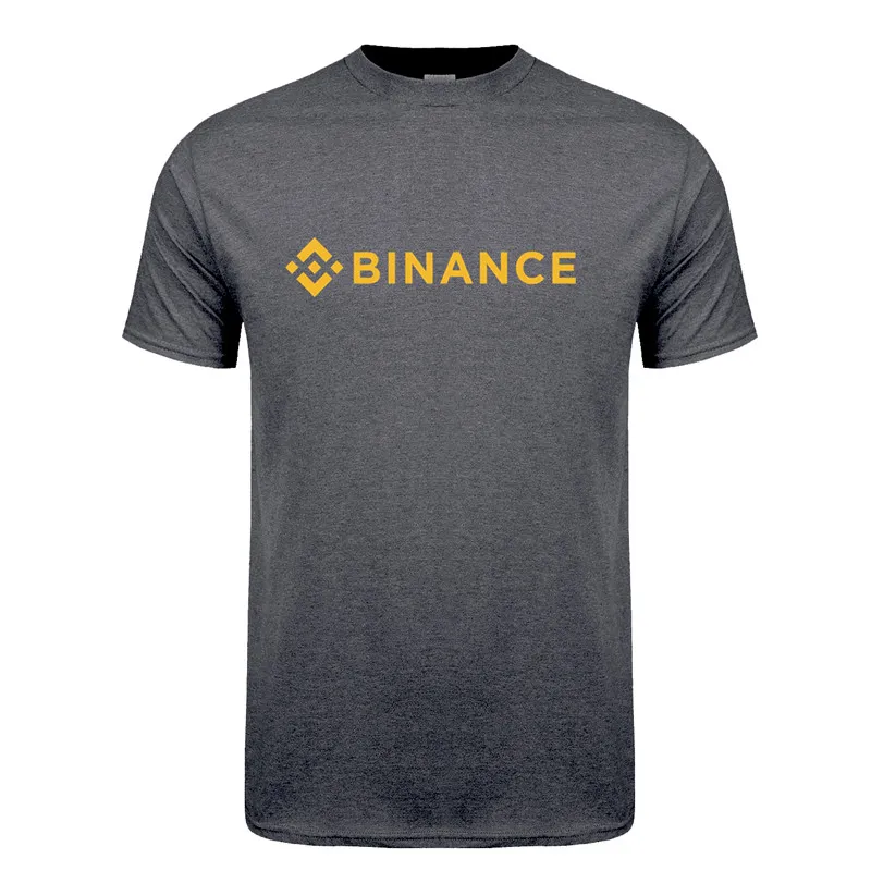 Binance T Shirt Crypto Men Casual Tees Cotton Short Sleeve Cool Tops Tshirt OZ-421