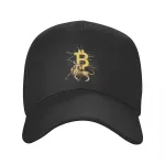 Bitcoin Bull Baseball Cap Men Women Breathable BTC Crypto Currency Dad Hat Streetwear Snapback Hats Trucker Caps