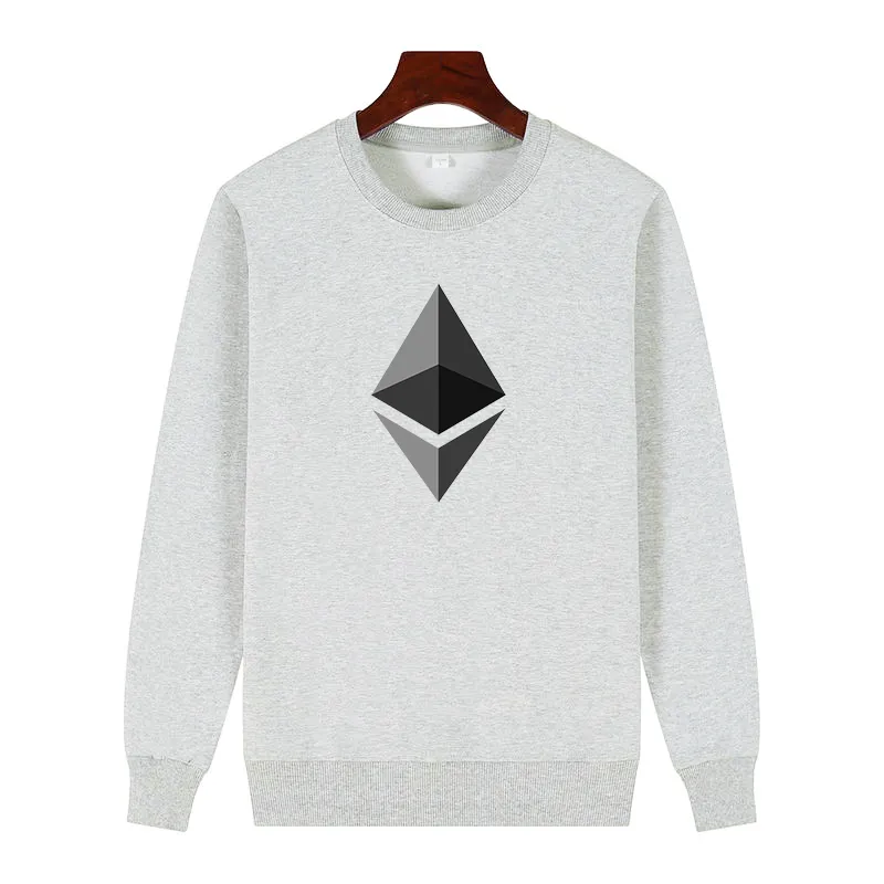 Bitcoin Cryptocurrency Meme Crypto Ethereum HODL graphic sweatshirts cotton thick sweater hoodie For all ages Man sweatshirts