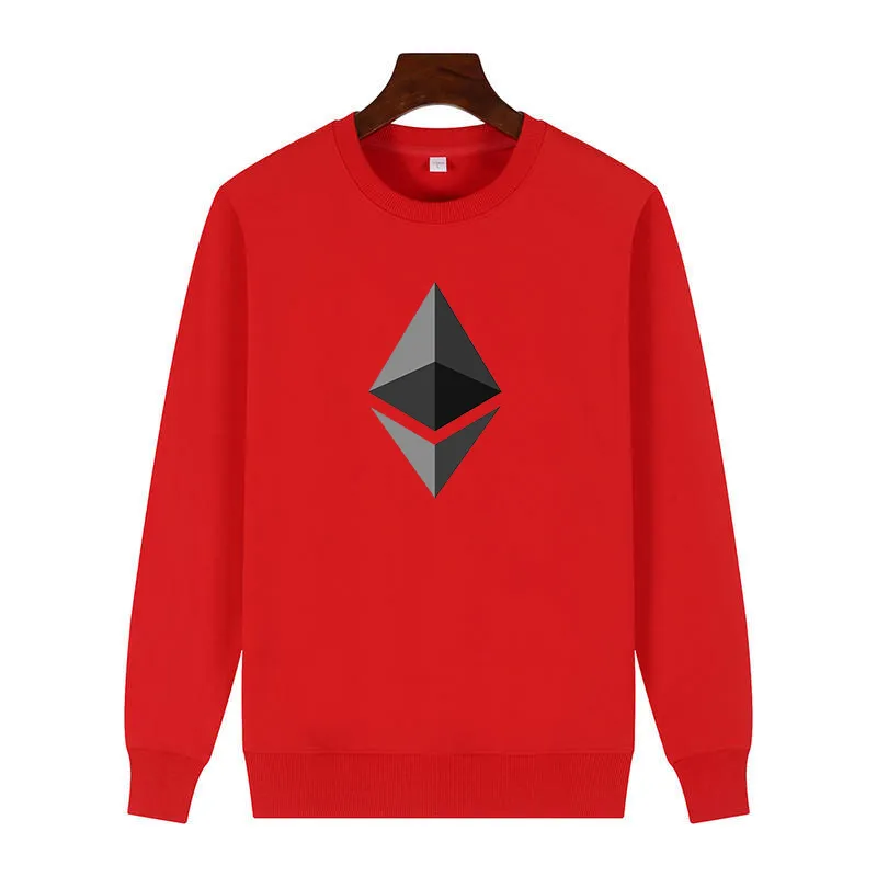 Bitcoin Cryptocurrency Meme Crypto Ethereum HODL graphic sweatshirts cotton thick sweater hoodie For all ages Man sweatshirts