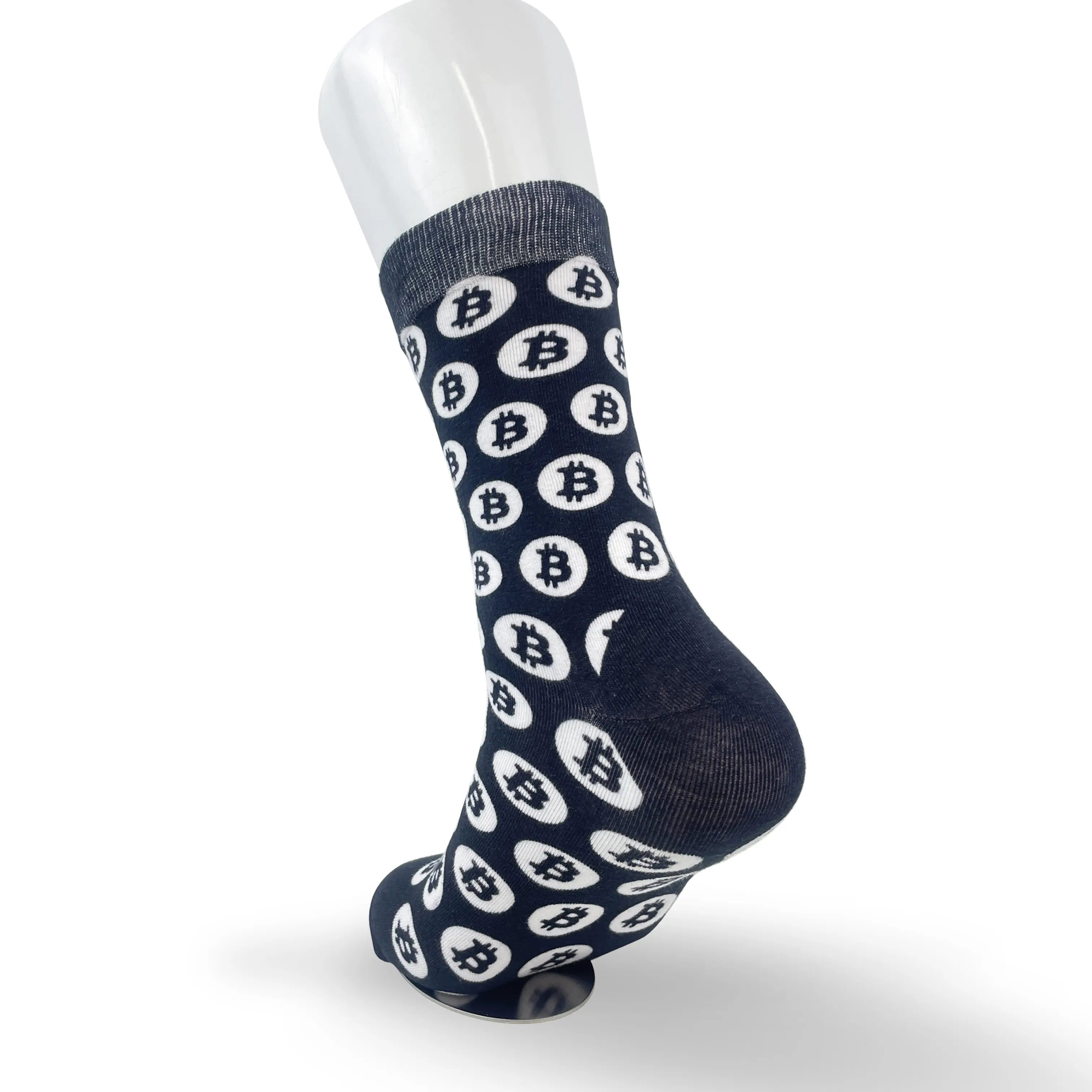 Bitcoin Logo Currency Socks Men's Cotton Black Socks Summer Crypto Cryptocurrency Thin Socks New Hip Hop Middle Tube Socks