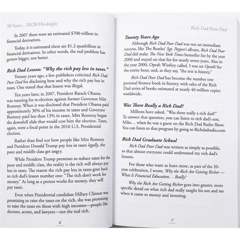 Children Books Financial Intelligence Enlightenment Education Book RICH DAD POOR DAD Robert Toru Kiyosaki Personal Finance