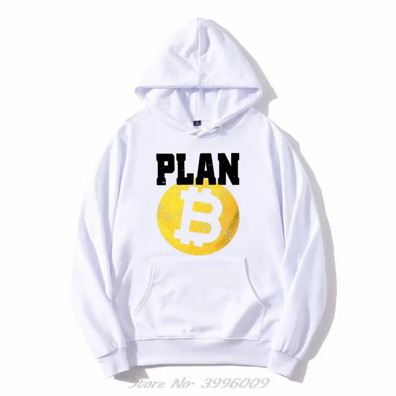 Crypto Cryptocurrency Bitcoin Plan B Hoodie Classic Men Unisex Oversize Sweatshirts Zip Up Pullover Hooded Jacket