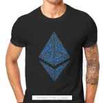 Crypto Cryptocurrency Ethereum BlockChain Revolution T Shirt Graphic Summer Pure Cotton Men’s Clothing Harajuku O-Neck TShirt