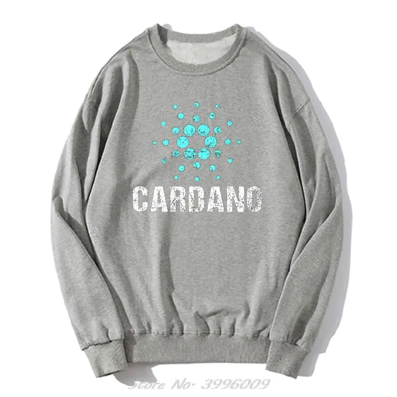 Cryptocurrency Crypto Miner Cardano Ada Hoodie Men Pullover Oversized Sweatshirt Sweater Streetwear Harajuku