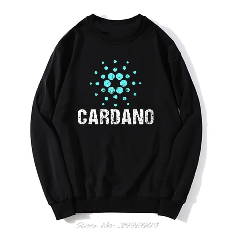 Cryptocurrency Crypto Miner Cardano Ada Hoodie Men Pullover Oversized Sweatshirt Sweater Streetwear Harajuku