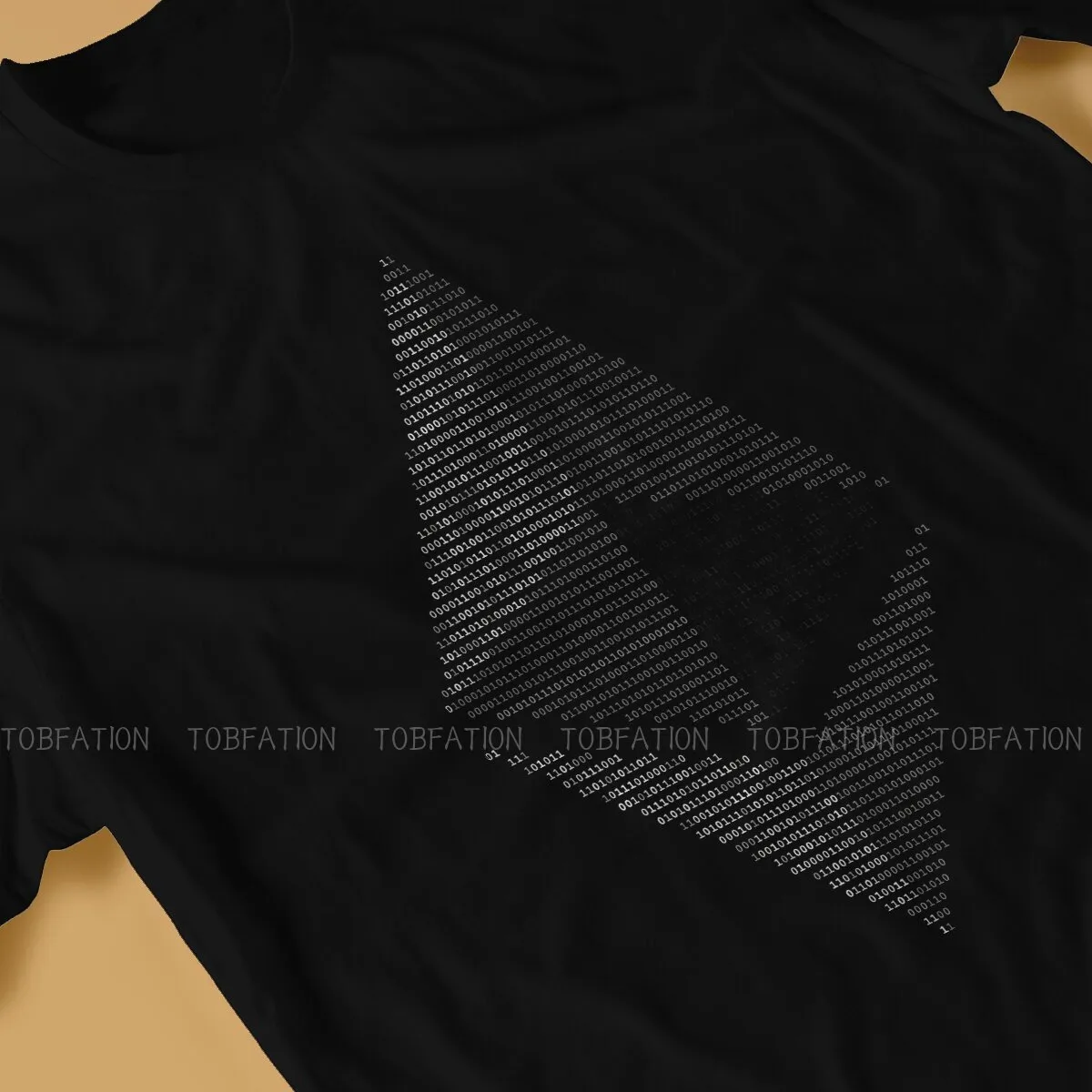 Ethereum Binary Style TShirt Crypto Coin Top Quality New Design Gift Idea T Shirt Stuff Hot Sale