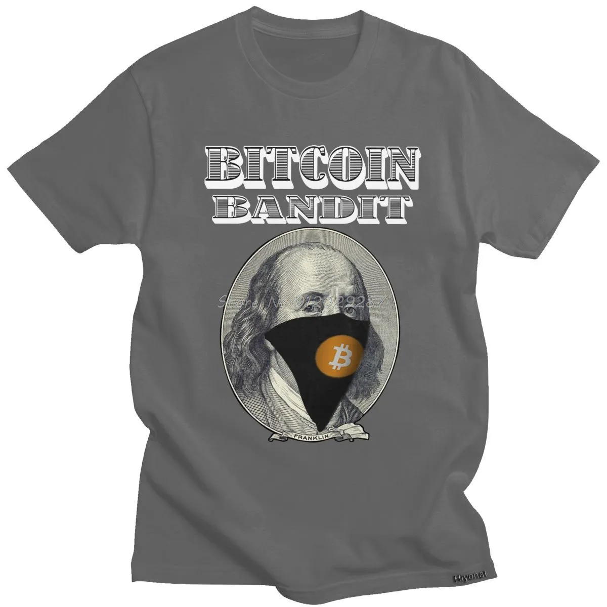 Fashion Male Funny Bitcoin T Shirt Cotton Oversized Streetwear Tshirt Casual Crypto Cryptocurrency Tee Tops Fashion Apparel