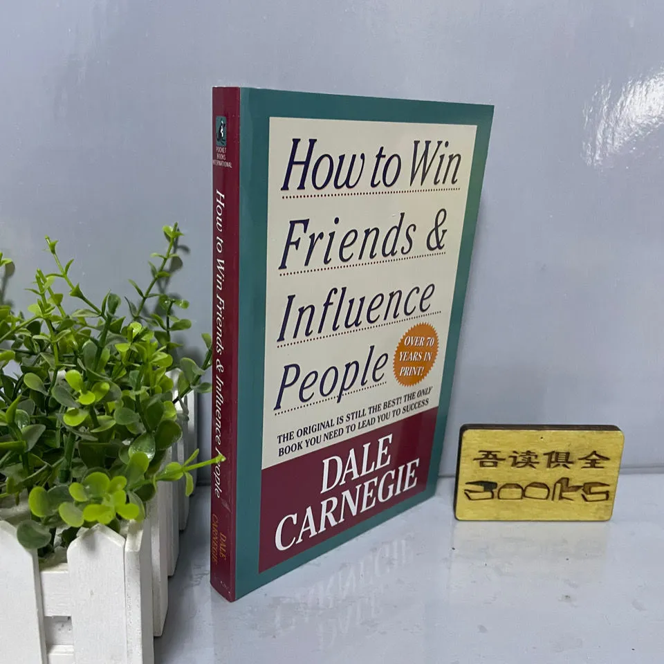 How To Win Friends & Influence People By Dale Carnegie Interpersonal Communication Skills Self-improvement Reading Book Fo Adult