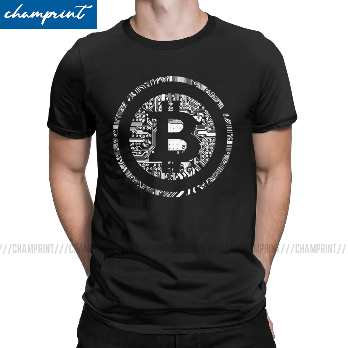 Men Promote Financial Revolution Tees Bitcoin Freedom Crypto Currency T Shirt Ethereum Dogecoin T-Shirts Btc Blockchain Tops