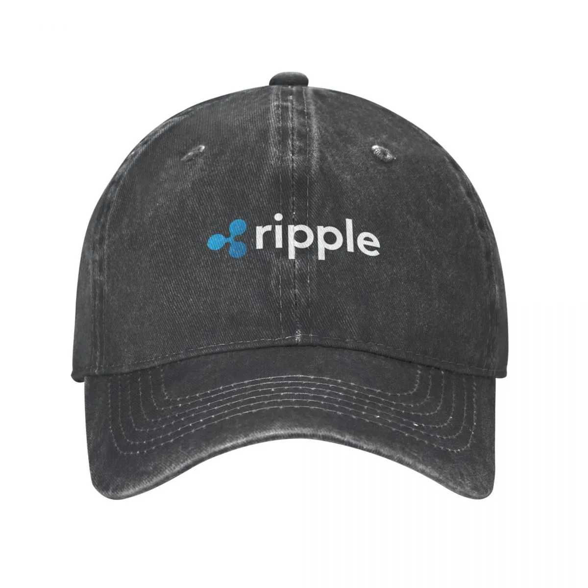 Ripple XRP Crypto Cryptocurrency Baseball Caps Distressed Denim Washed Block Chain Money Snapback Hat Activities Caps Hat