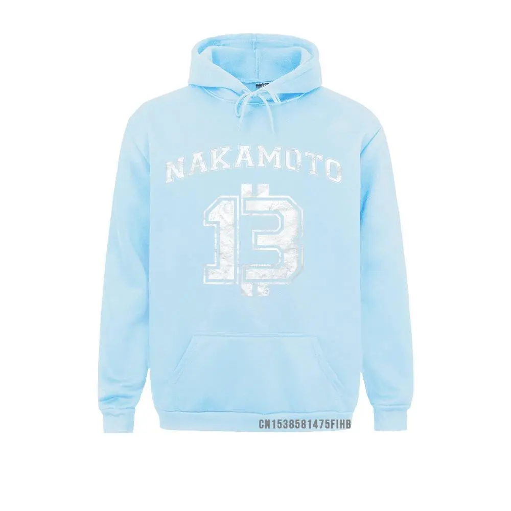 Satoshi Nakamoto Bitcoin Logo College Team Style Distressed Hoodie Sweatshirts Hoodies Classic Simple Style Funny Men