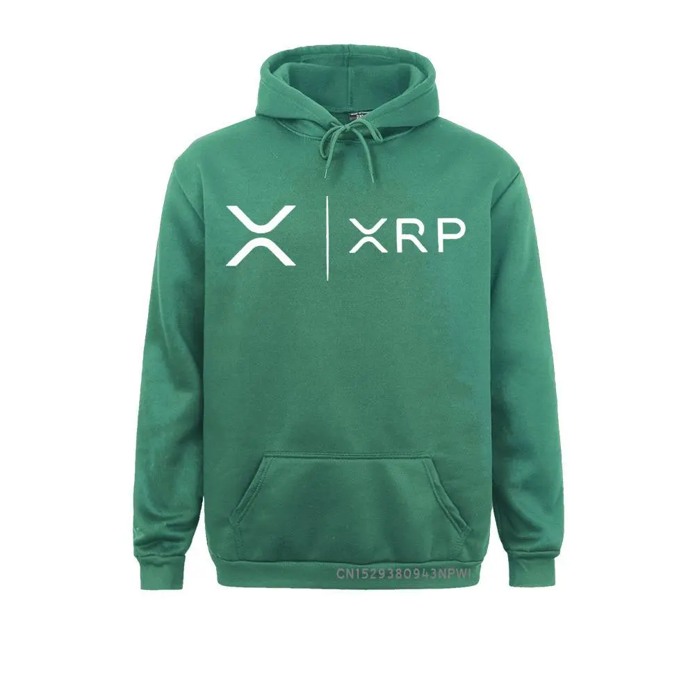 Side By Side Ripple Coin XRP Sweatshirt Unique Design Hoodie Organic Costume Faddish Homme High Street Pullovers Shirt
