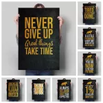 Stock Trading Buy The Fear Sell Greed Motivational Quote Canvas Painting Best Traders Posters Prints Wall Art Picture Home Decor