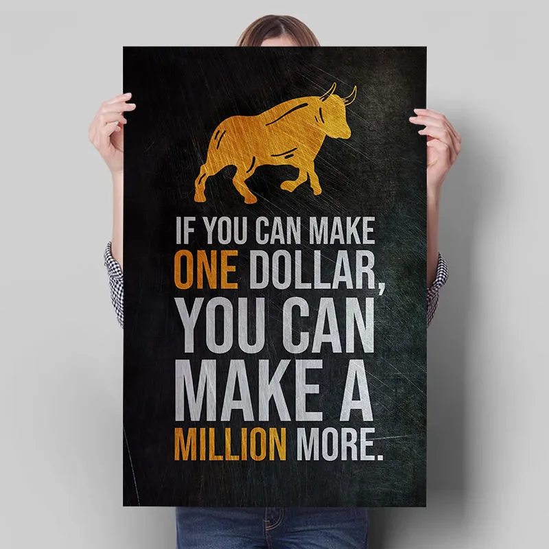 Stock Trading Buy The Fear Sell Greed Motivational Quote Canvas Painting Best Traders Posters Prints Wall Art Picture Home Decor